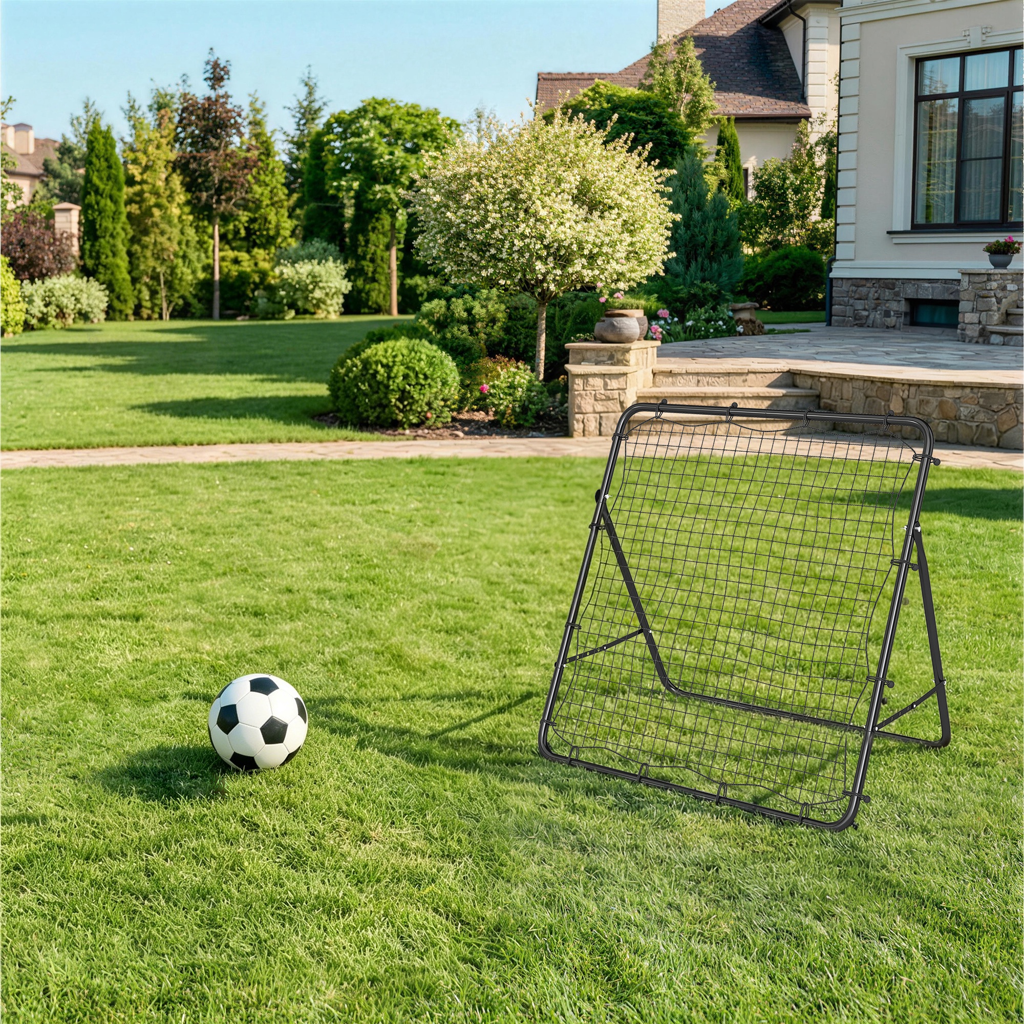 Filet de rebond football pliable 5 angles – 120 cm – vue supplémentaire