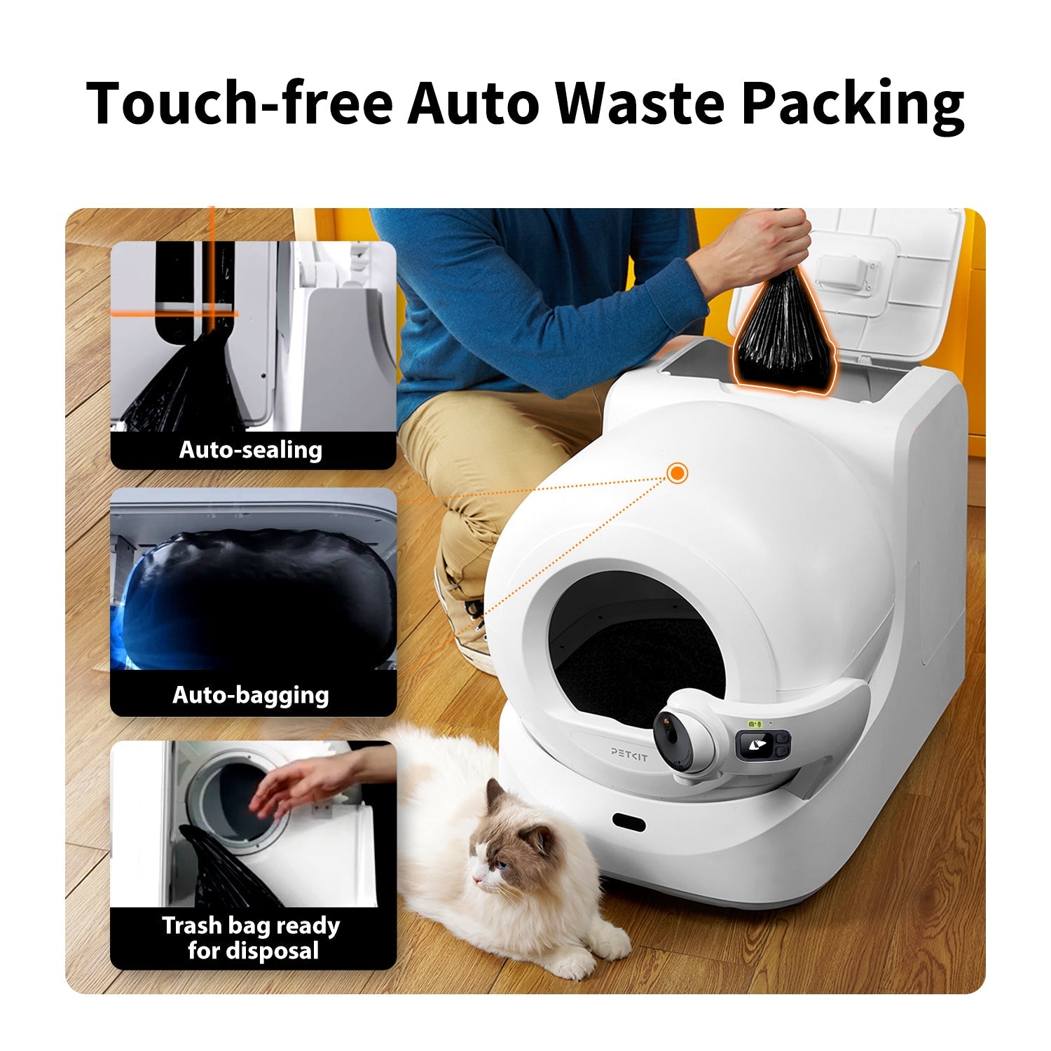 Litière automatique pour chat Purobot Ultra – autre vue