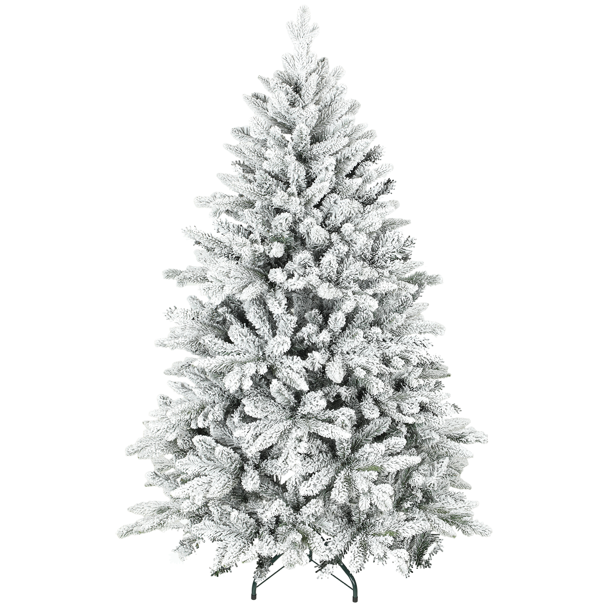 Sapin de Noël artificiel enneigé 150 cm – 768 branches – HOMCOM
