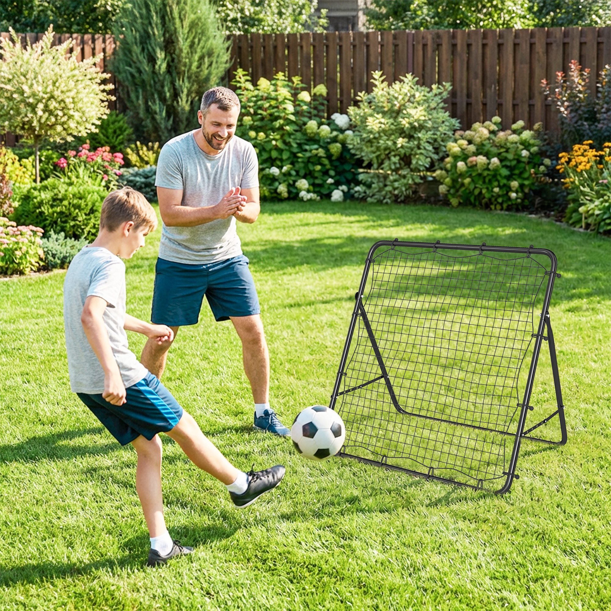 Filet de rebond football pliable 5 angles – 120 cm – vue 9