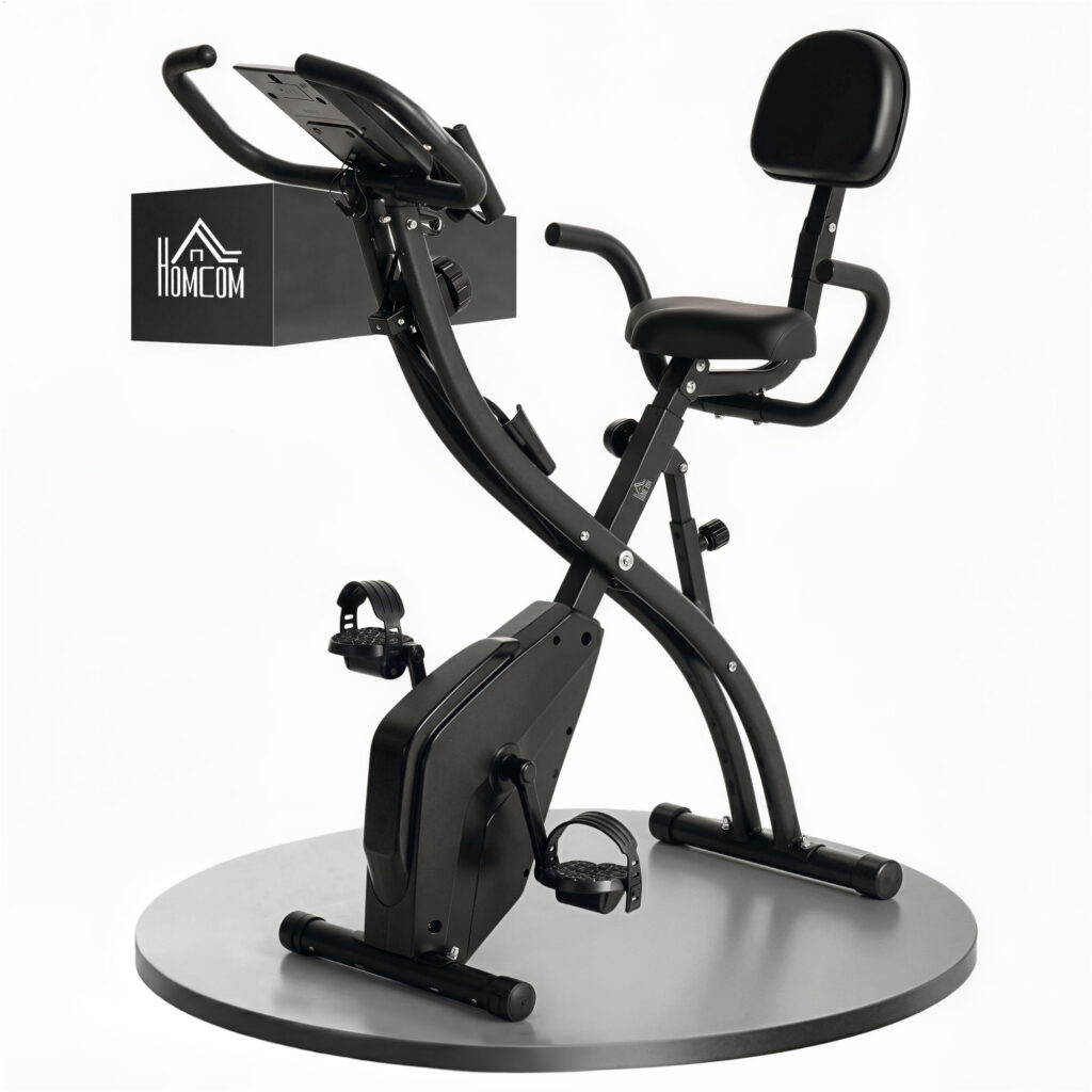 Vélo d’Appartement Pliable 4-en-1 Magnétique – 8 Niveaux