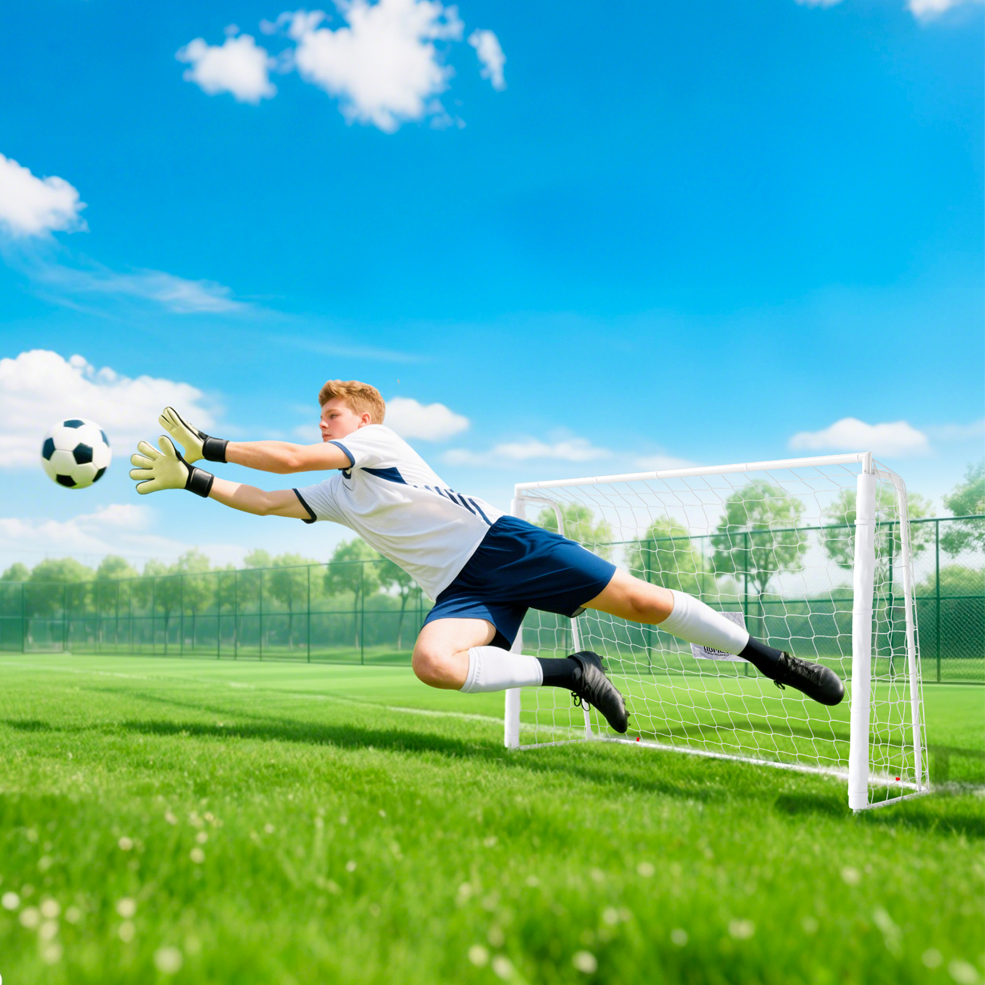 But de Football avec Cible d’Entraînement – 186 cm – vue 8