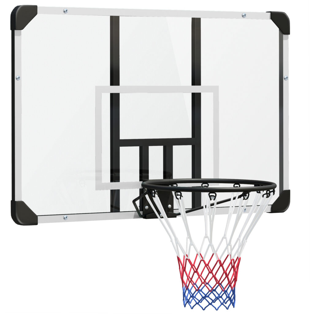 Panier de Basket Mural avec Cercle à Ressort – 113 cm