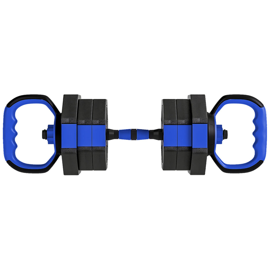 Ensemble d’Haltères Réglables 6-en-1 – 20 kg