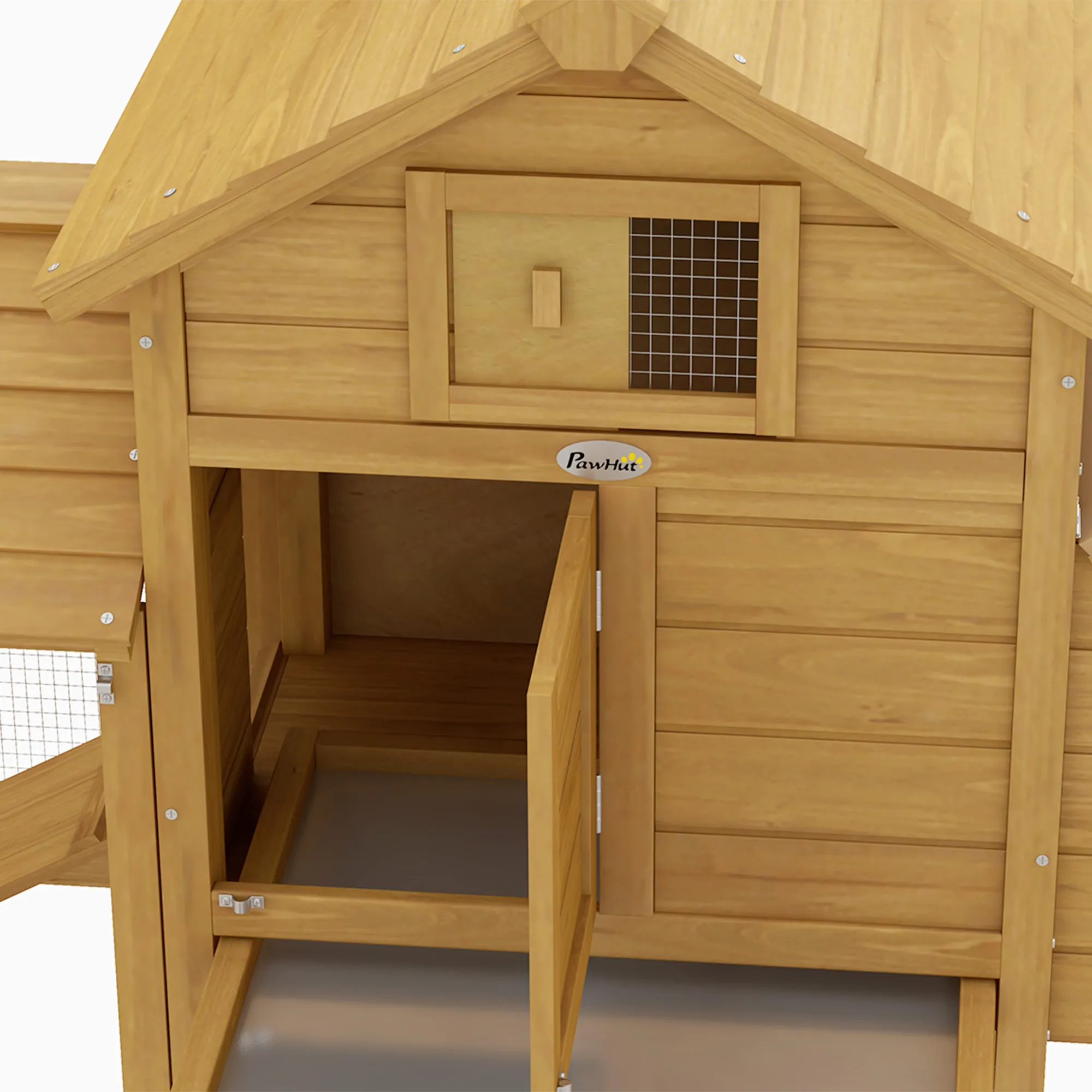 Poulailler Cottage en Bois avec Enclos, Pondoir & Tiroir – 151 cm – Bild 8