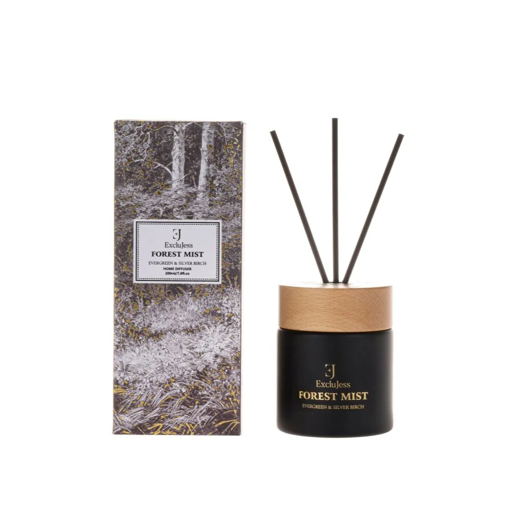 Diffuseur à bâtonnets Evergreen & Silver Birch 200 ml – Forest Mist - Afbeelding 2