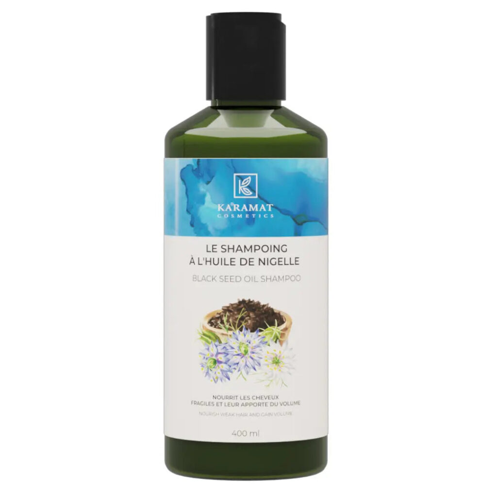 Shampooing Revitalisant à l’Huile de Nigelle 400 ml – Karamat Cosmetics