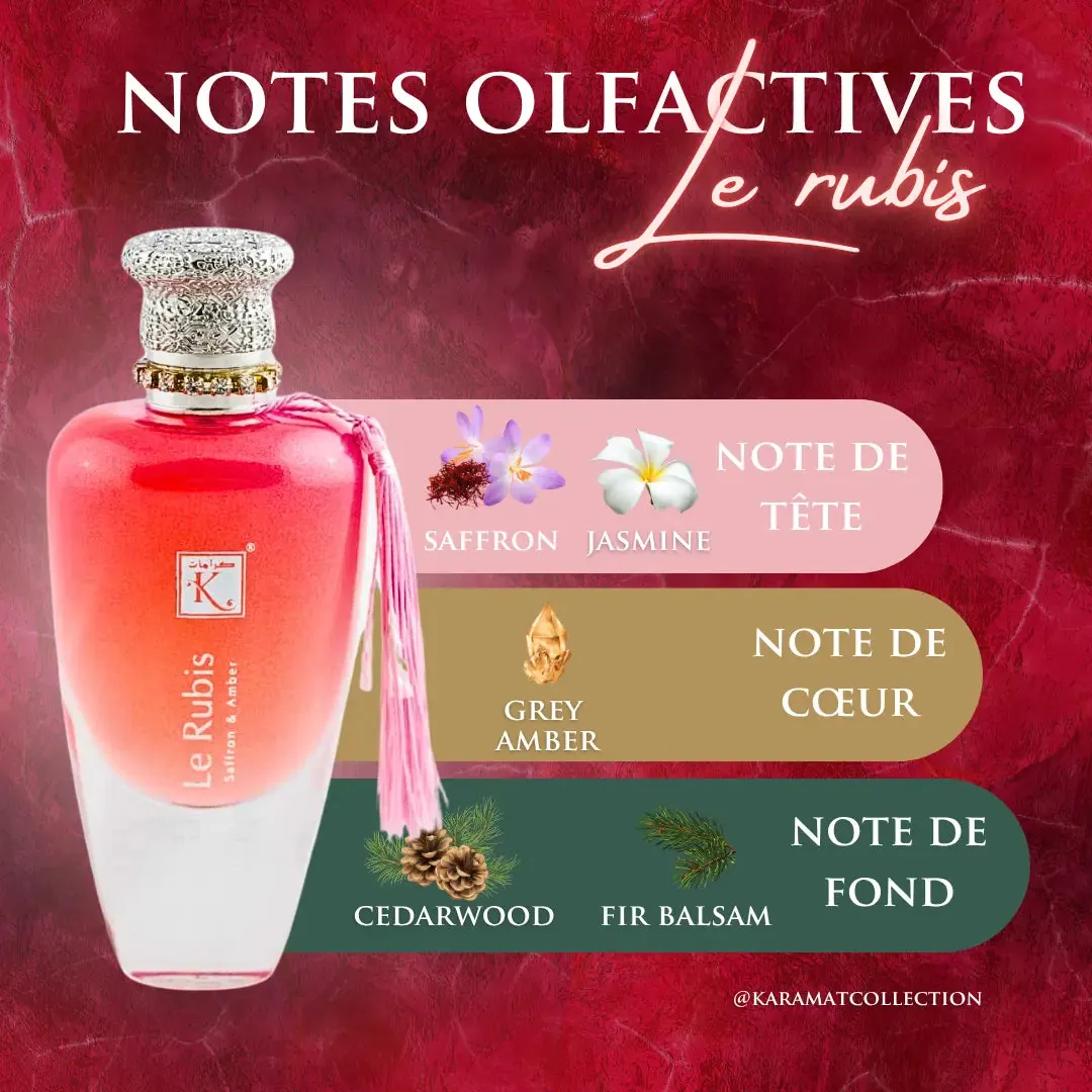 Le Rubis – Eau de Parfum 100 ml – Karamat Collection – Bild 3