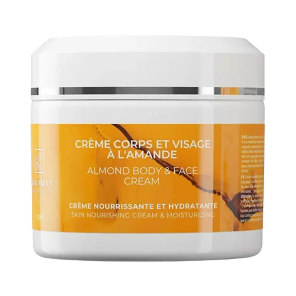 Crème Hydratante à l’Huile d’Amande Douce 150 ml – Visage & Corps