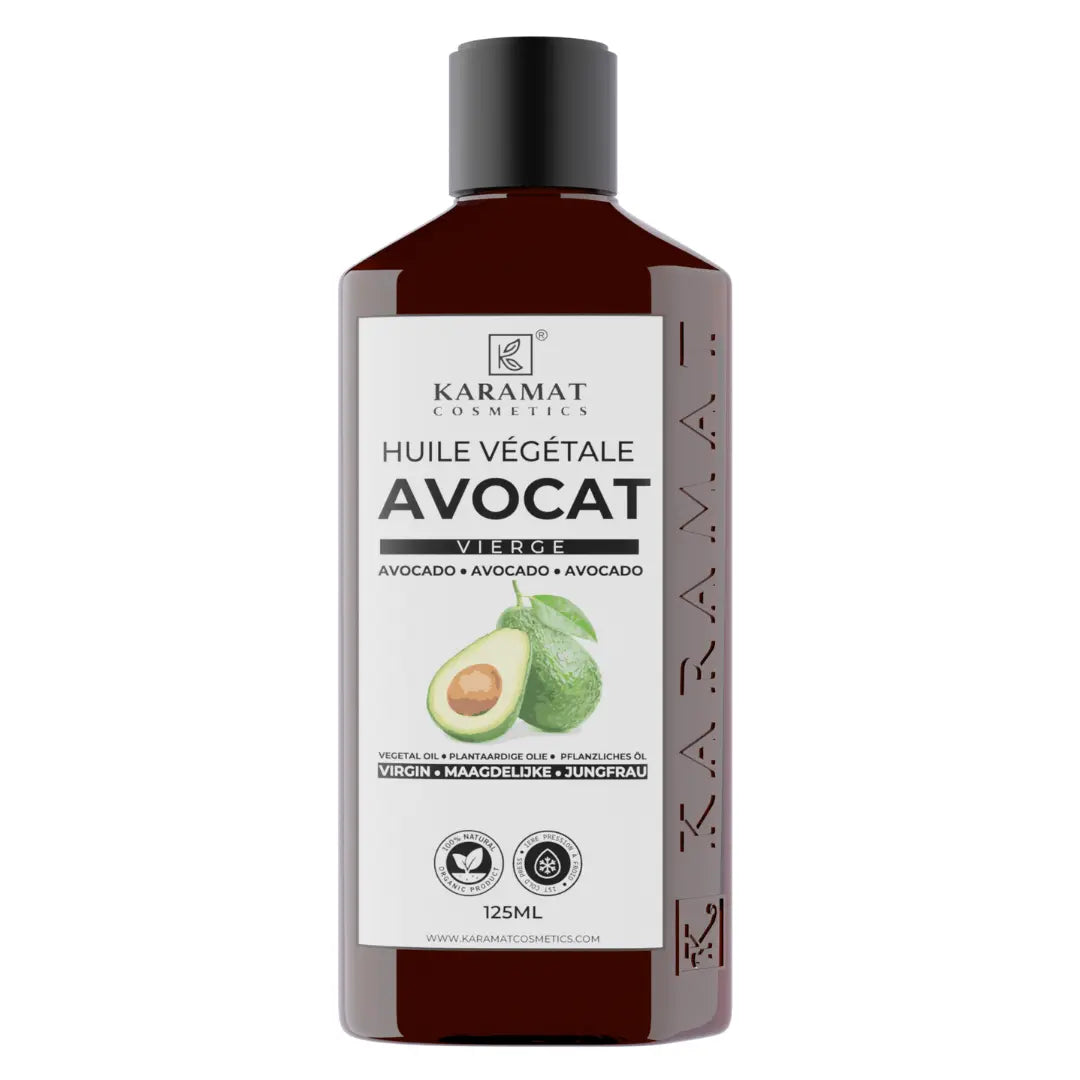 Huile d’Avocat Raffinée 125 ml – Soin Nourrissant Visage & Corps