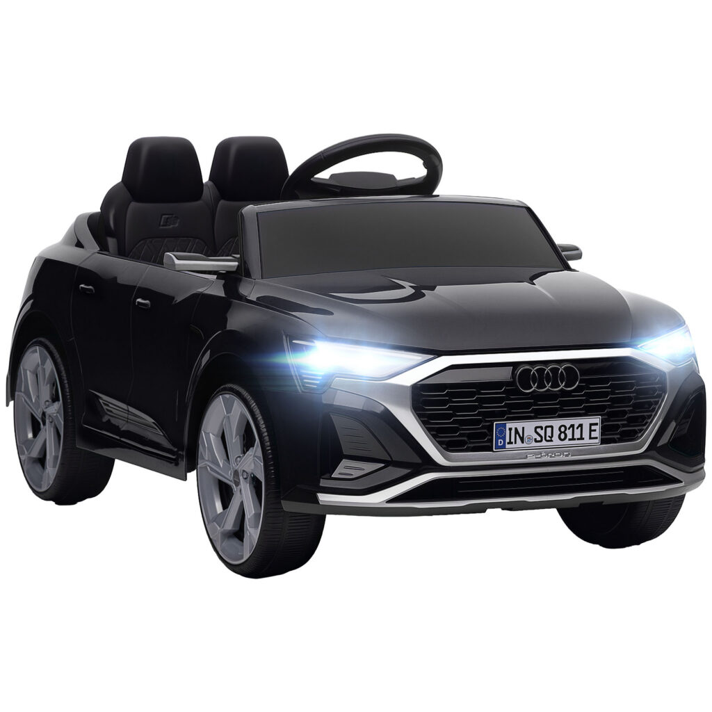 Voiture Électrique Enfant Audi Q8 e-tron 12 V – Télécommande Parentale – Noir