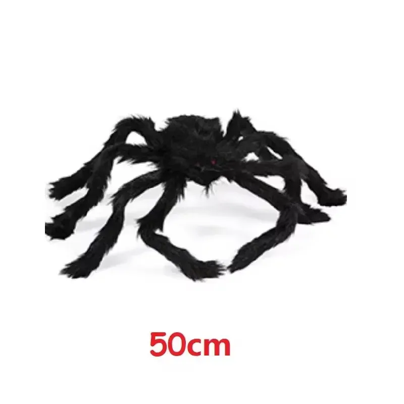 Araignée Géante Noire Halloween – Décoration Effrayante Intérieur & Extérieur - Image 12