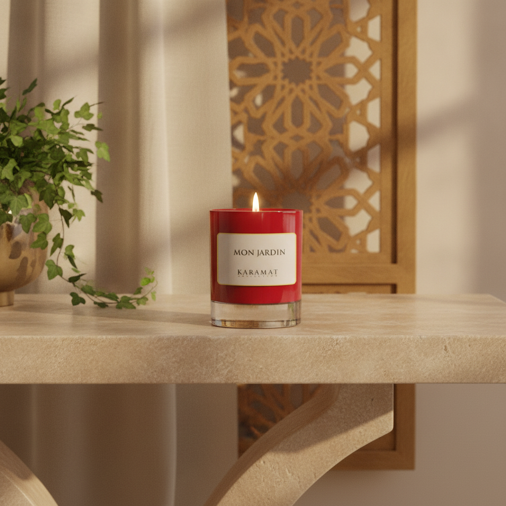 Bougie Parfumée Mon Jardin – Florale & Boisée – 170 g – 40 h