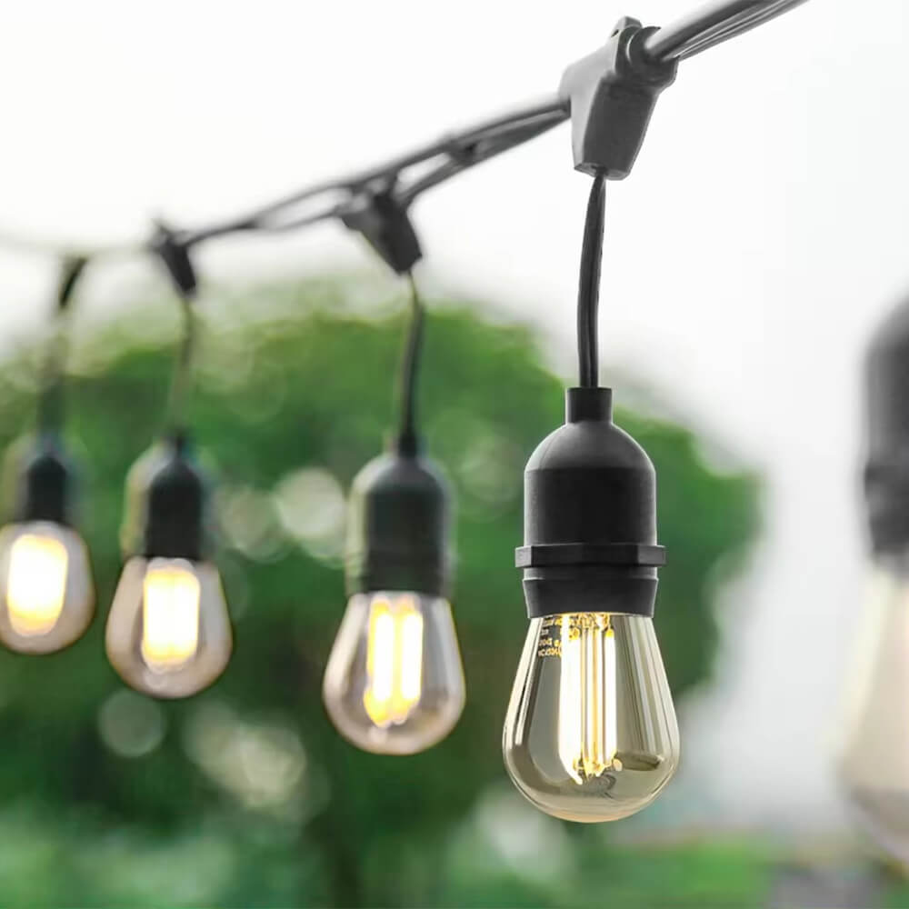 Guirlande Solaire Extérieure LED 15 m – 15 Ampoules E27 - Afbeelding 5