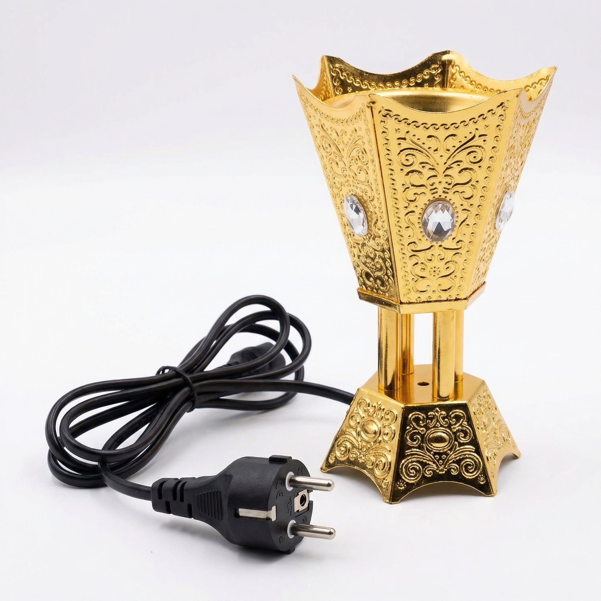 Brûleur Électrique Bakhour à Prise EU – Doré ou Bronze - Image 4