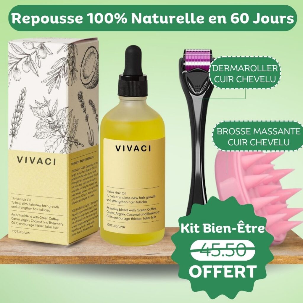 Sérum Capillaire Vivaci au Romarin, Avocat & Argan – Soin Fortifiant Naturel